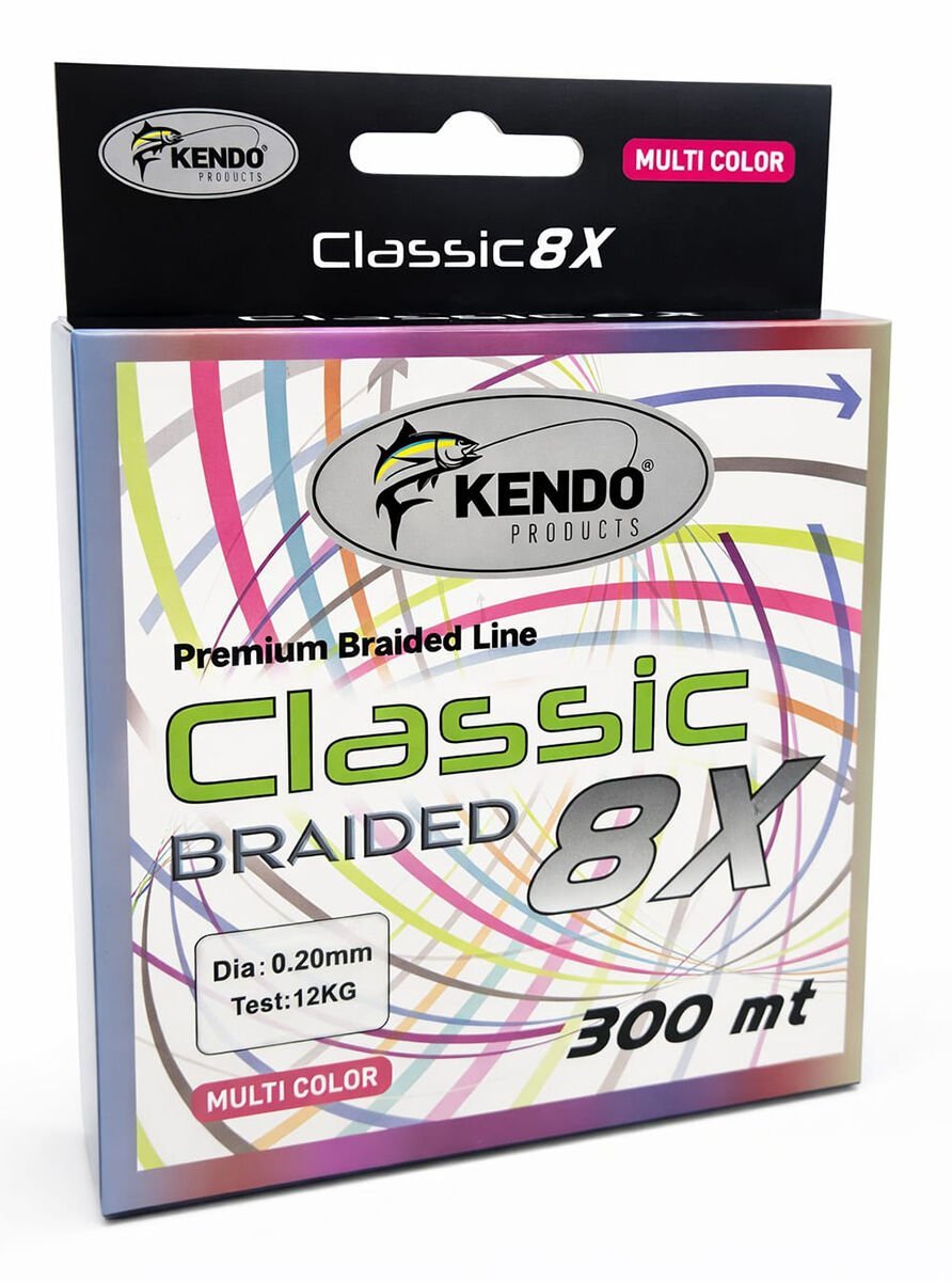 Kendo Classic 8X 300m Multicolor Örgü İp