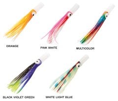 Lineaeffe Octopus Plastic Tube Head 7.5 cm 3 Adet Sahte Balık