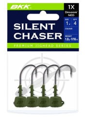 BKK Silent Chaser Draggin NED-Green Jighead