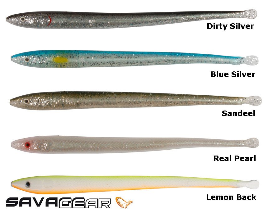 Savage gear LB Sandeel Slug 16.5 cm 5 Adet Sahte Balık