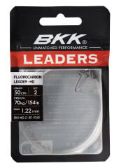BKK Fluorocarbon leader-HD Stay Lock Snap