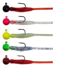 Kendo Hook Worm Jighead+Lrf Silikonu 2gr+4.5cm 5 Adet